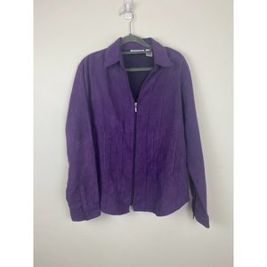 Rebecca Malone zip up cardigan size L